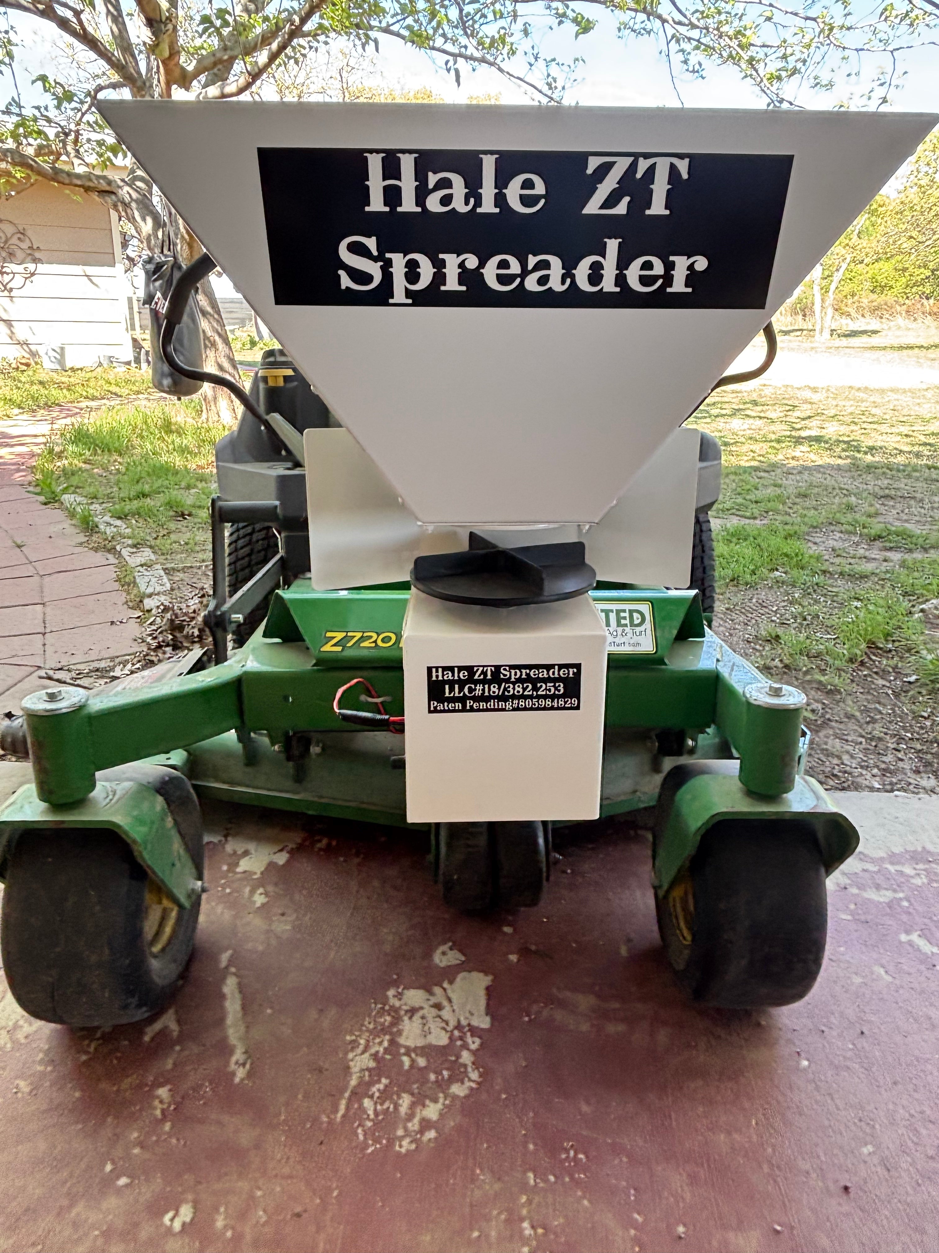 Hale ZT Spreader – Heavy-Duty Fertilizer Spreader for Zero Turn Mowers