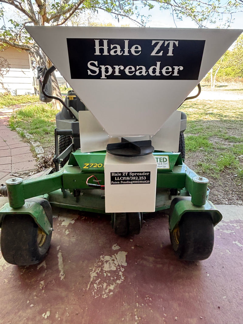 Hale ZT Spreader – Heavy-Duty Fertilizer Spreader for Zero Turn Mowers